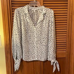 Top Shop Polka dot blouse